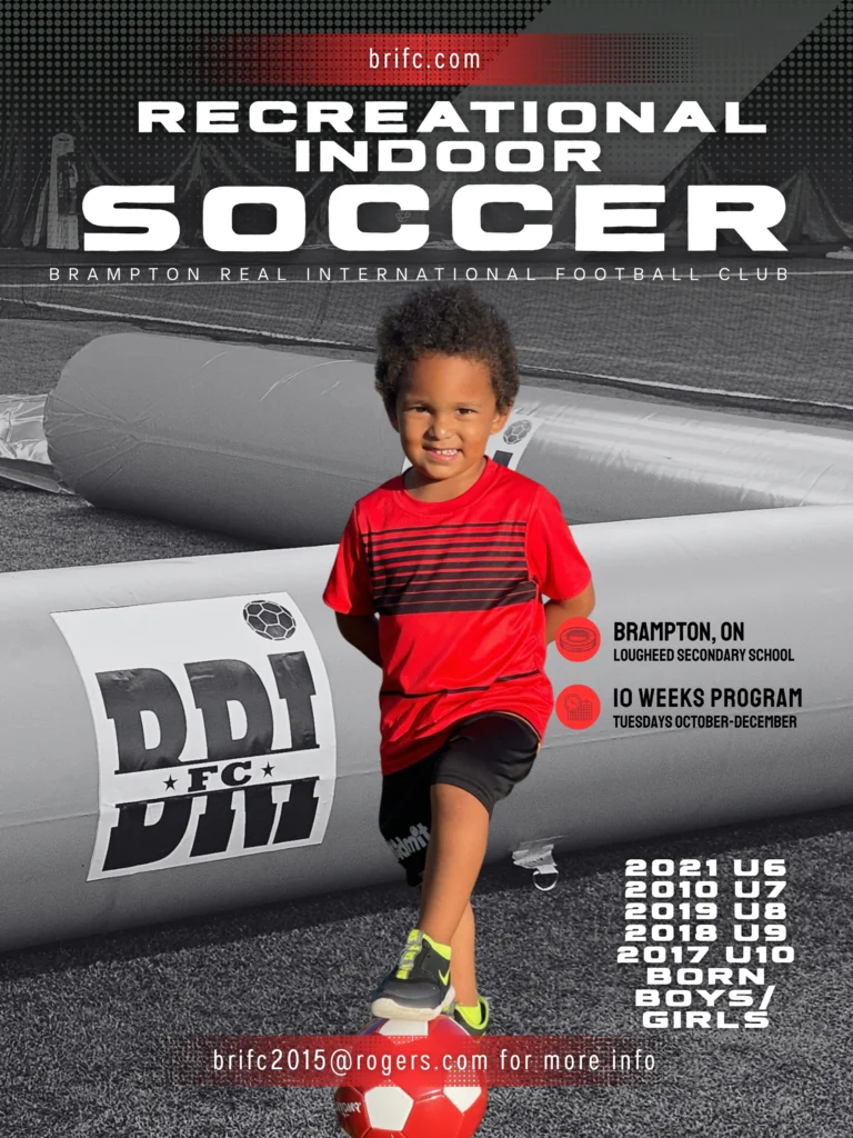 Recreational Indoor Soccer poster