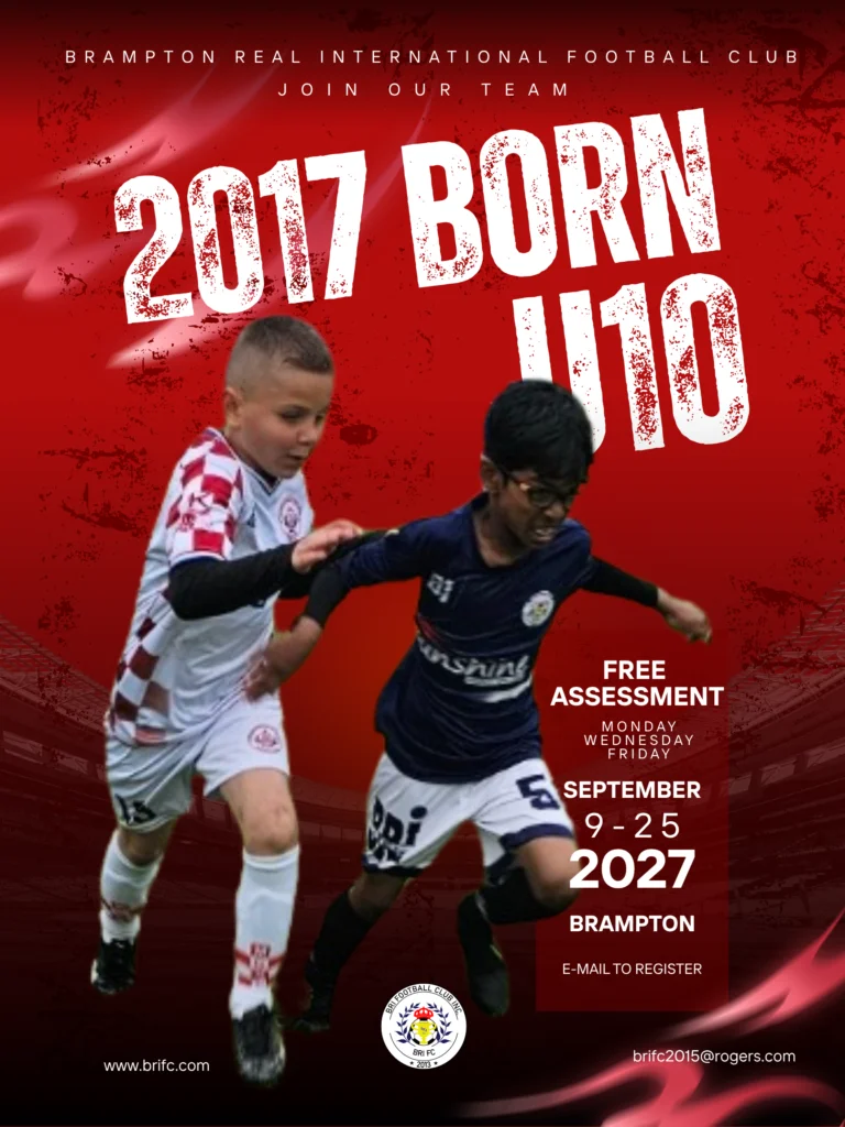 U10 team tryouts poster